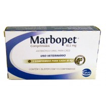 Marbopet 82,5mg - 10 comp